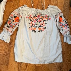 Free People Embroidered dress